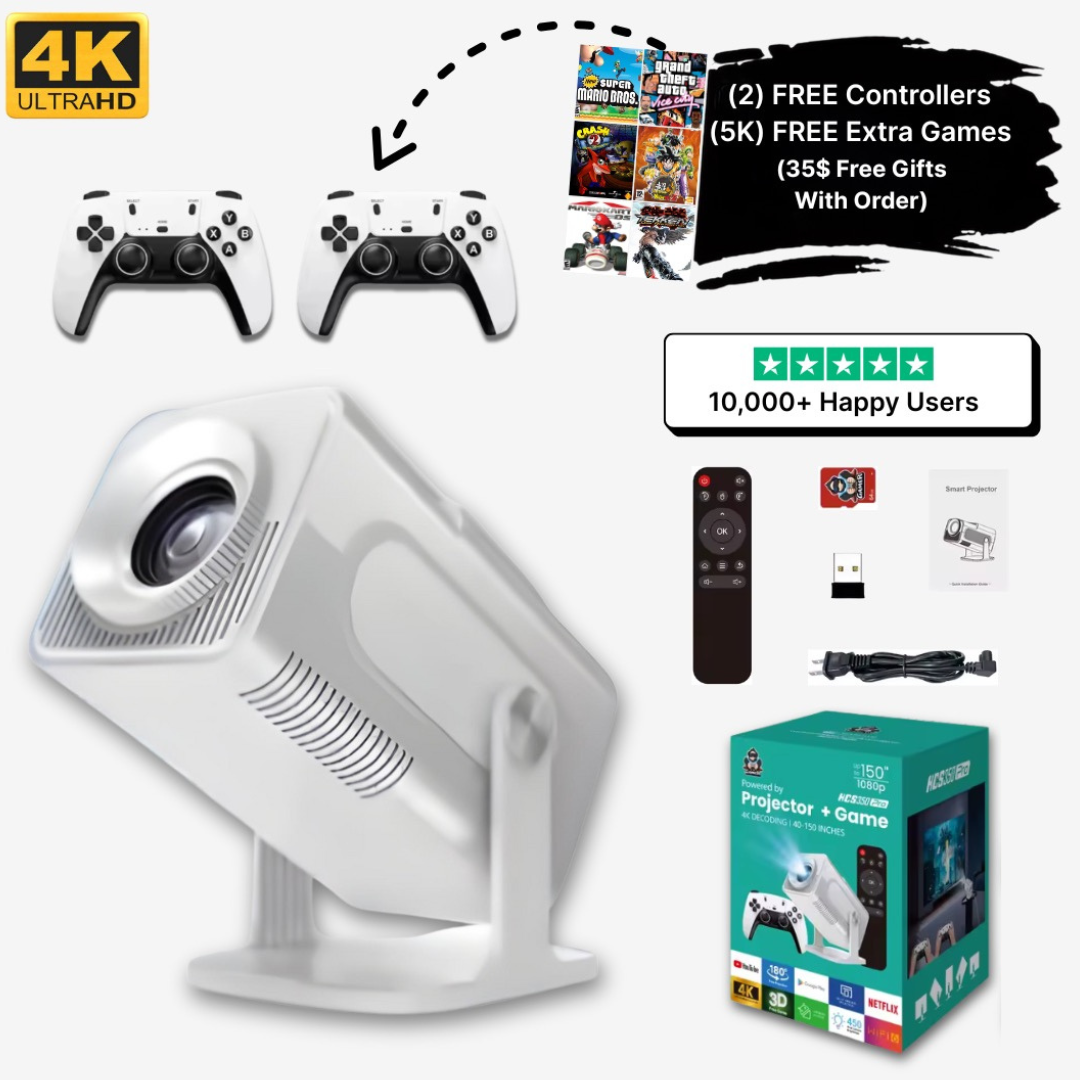 PlayRetro® Projector with Old-School Classics